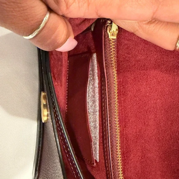 Coach Riley Convertible Belt Crossbody Bag NWT Burgundy with black trim